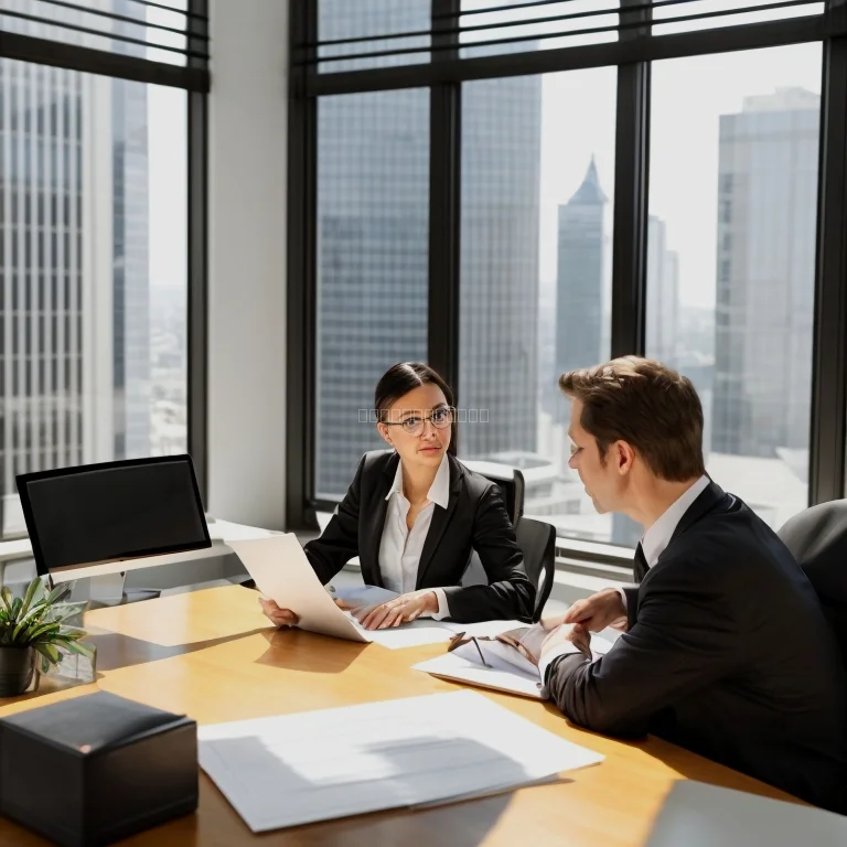 不動産契約書のチェック風景